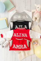 Giacca da baseball per bambini con nome e numero