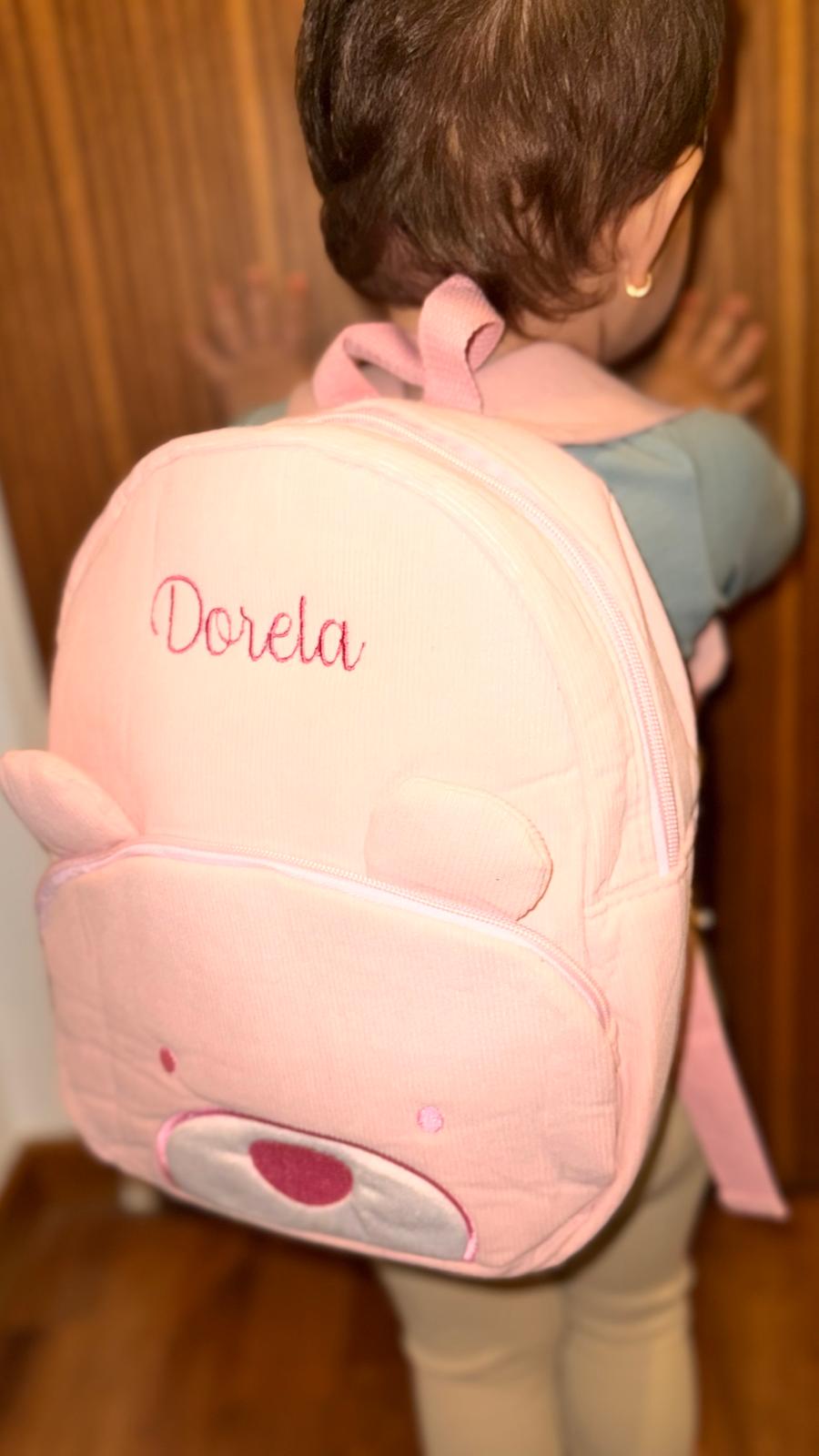 Kinderrucksack mit gesticktem Namen – Bär